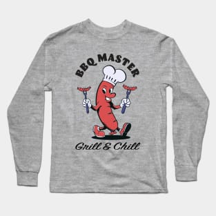 Grill Master BBQ Chef Long Sleeve T-Shirt